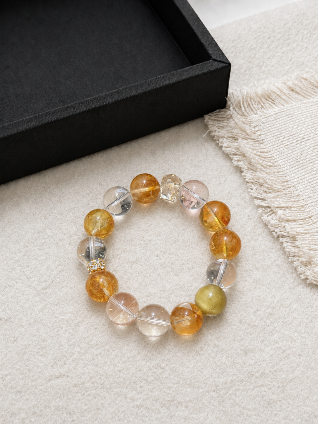 QINGLU Armband, Citrine
